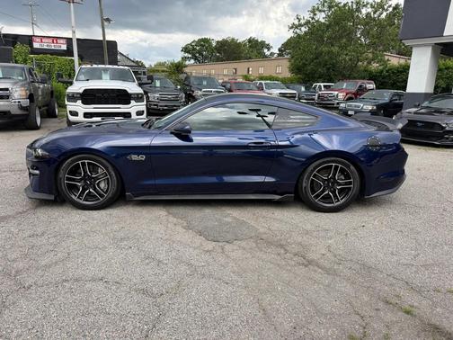 Blue 2018 Ford Mustang GT