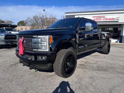 Shadow Black 2017 Ford F-350 Platinum