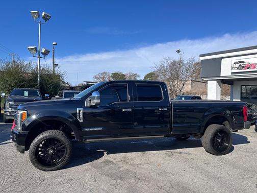 Shadow Black 2017 Ford F-350 Platinum