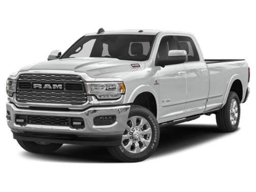 Bright White Clearcoat 2022 RAM 3500 Limited Crew Cab 4x4 8' Box