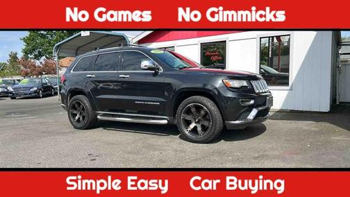 Brilliant Black Crystal Pearlcoat 2014 Jeep Grand Cherokee Summit