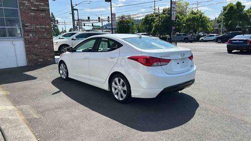 WHITE 2013 Hyundai ELANTRA Limited