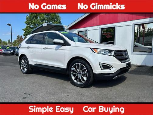 PEARL WHITE 2015 Ford Edge Titanium