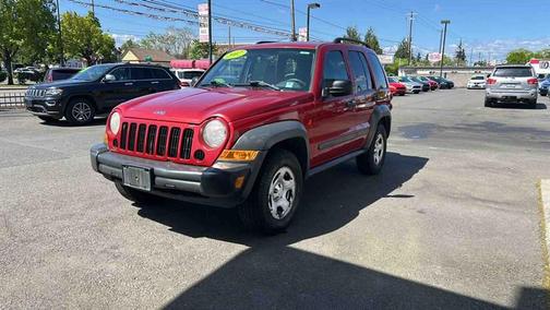 Inferno Red Crystal Pearlcoat 2007 Jeep Liberty Sport