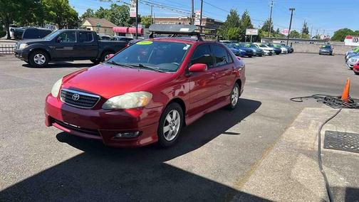 Impulse Red Pearl 2007 Toyota Corolla S