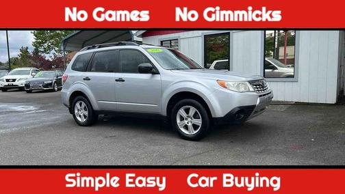 SILVER 2011 Subaru Forester 2.5 X