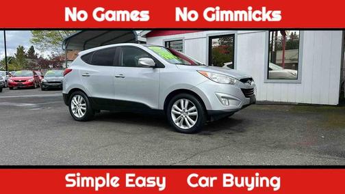 Diamond Silver 2010 Hyundai TUCSON Limited