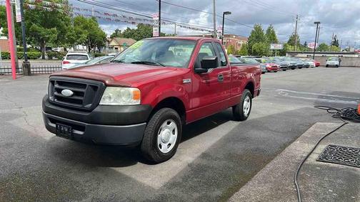 RED 2007 Ford F-150 XL