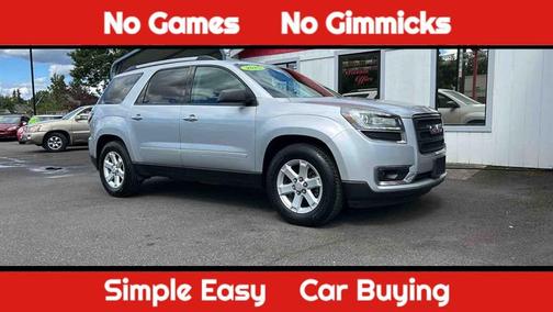 Quicksilver Metallic 2015 GMC Acadia SLE-2