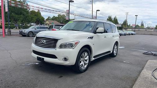 PEARL WHITE 2014 INFINITI QX80 Base