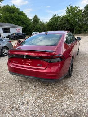 Radiant Red Metallic 2025 Honda Accord Hybrid Sport