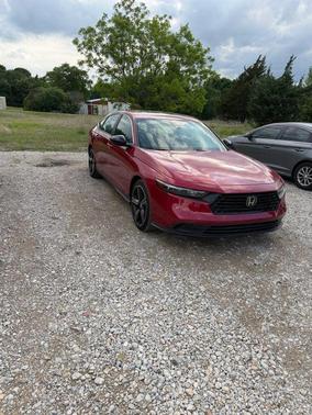 Radiant Red Metallic 2025 Honda Accord Hybrid Sport
