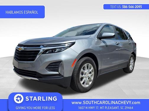 Sterling Gray Metallic 2024 Chevrolet Equinox LT