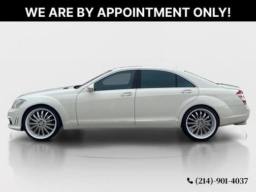 White 2007 Mercedes-Benz S-Class S 550 Sedan 4D