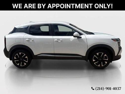 White 2025 Nissan Kicks SV