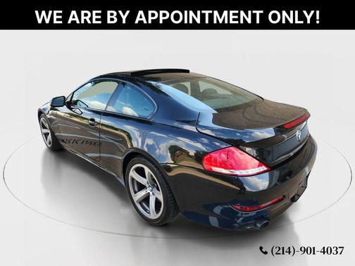 Black 2010 BMW 650 650i Coupe 2D