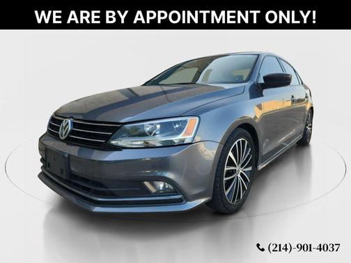 Platinum Gray Metallic 2016 Volkswagen Jetta 1.8T Sport