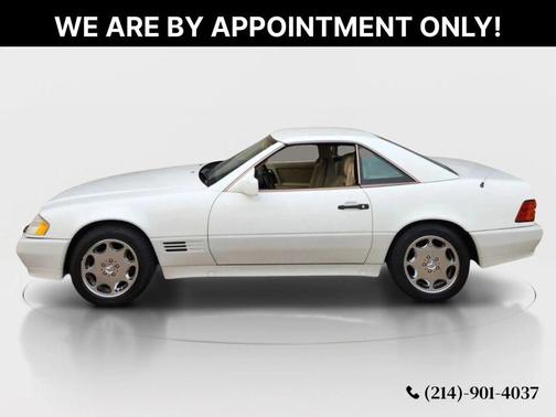 White 1995 Mercedes-Benz SL-Class SL 500 Roadster 2D