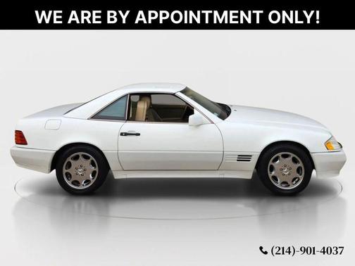 White 1995 Mercedes-Benz SL-Class SL 500 Roadster 2D