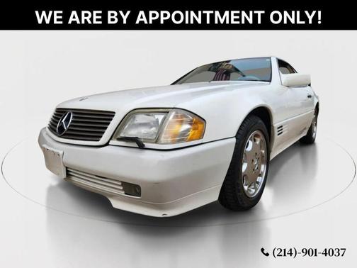 White 1995 Mercedes-Benz SL-Class SL 500 Roadster 2D