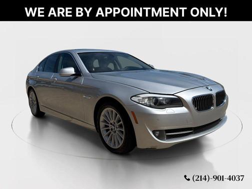 Silver 2013 BMW 535 535i Sedan 4D
