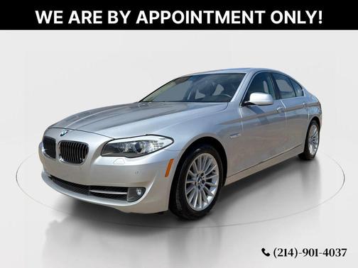 Silver 2013 BMW 535 535i Sedan 4D