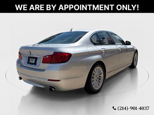 Silver 2013 BMW 535 535i Sedan 4D