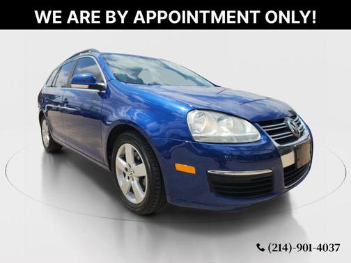 Blue 2009 Volkswagen Jetta 2.5 SE SportWagen