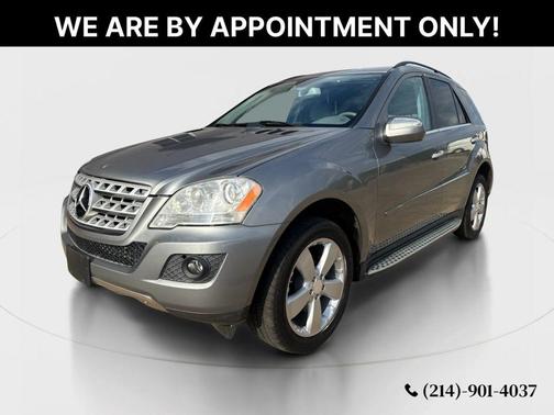 Silver 2010 Mercedes-Benz M-Class ML 350 Sport Utility 4D