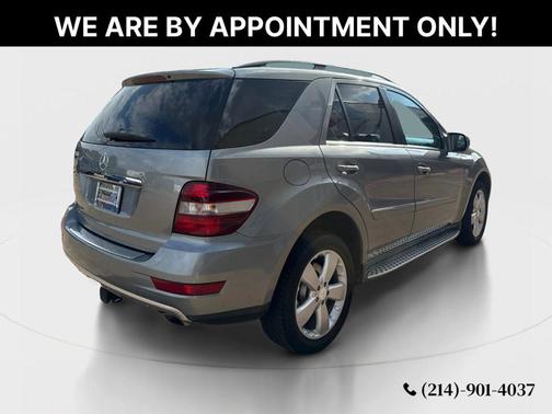 Silver 2010 Mercedes-Benz M-Class ML 350 Sport Utility 4D