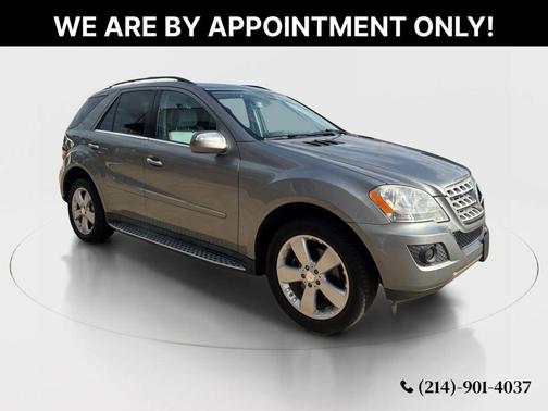 Silver 2010 Mercedes-Benz M-Class ML 350 Sport Utility 4D