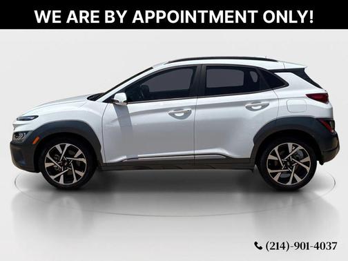 Lunar White 2023 Hyundai KONA Limited