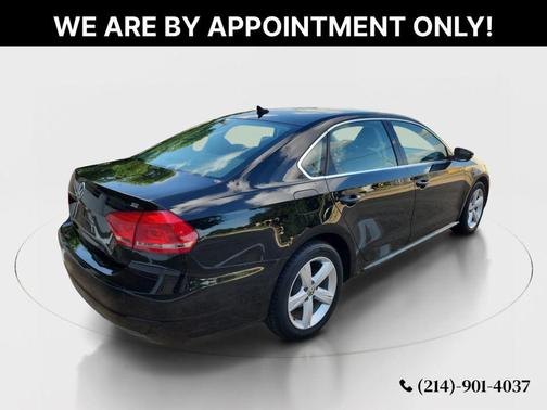 Black 2012 Volkswagen Passat 2.5 SE