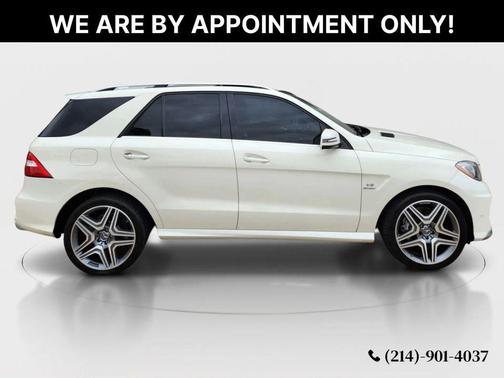 White 2013 Mercedes-Benz M-Class 4MATIC
