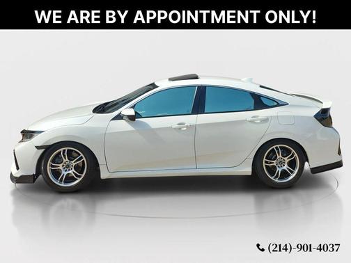 White Orchid Pearl 2017 Honda Civic Si