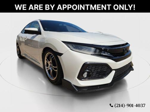 White Orchid Pearl 2017 Honda Civic Si