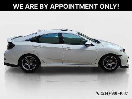 White Orchid Pearl 2017 Honda Civic Si