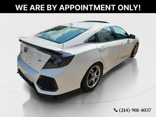 White Orchid Pearl 2017 Honda Civic Si