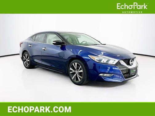 Deep Blue Pearl 2017 Nissan Maxima 3.5 Platinum