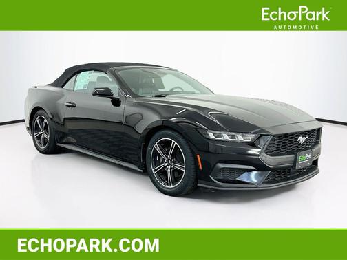 Shadow Black 2024 Ford Mustang EcoBoost Premium