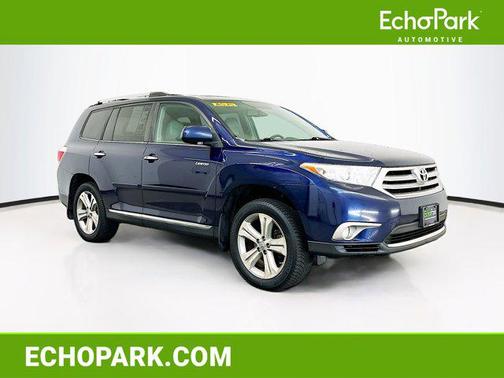 Nautical Blue Metallic 2012 Toyota Highlander Limited