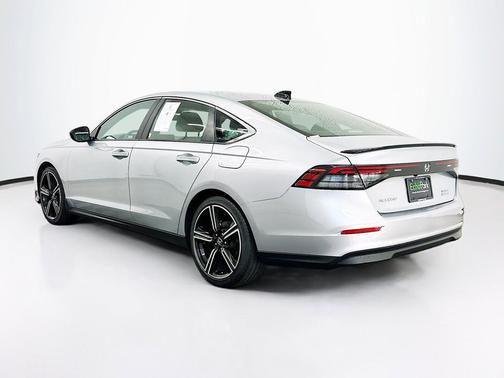 Solar Silver Metallic 2025 Honda Accord Hybrid Sport
