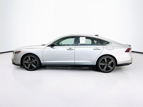 Solar Silver Metallic 2025 Honda Accord Hybrid Sport