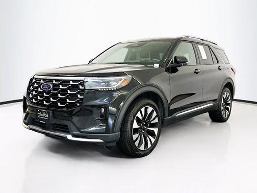 Agate Black Metallic 2025 Ford Explorer Platinum