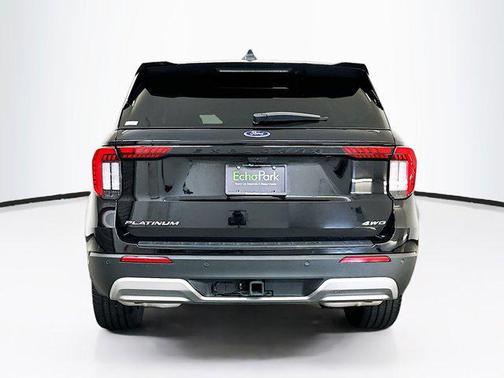 Agate Black Metallic 2025 Ford Explorer Platinum