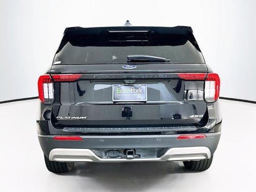 Agate Black Metallic 2025 Ford Explorer Platinum