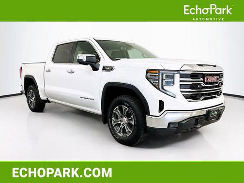 Summit White 2025 GMC Sierra 1500 SLT