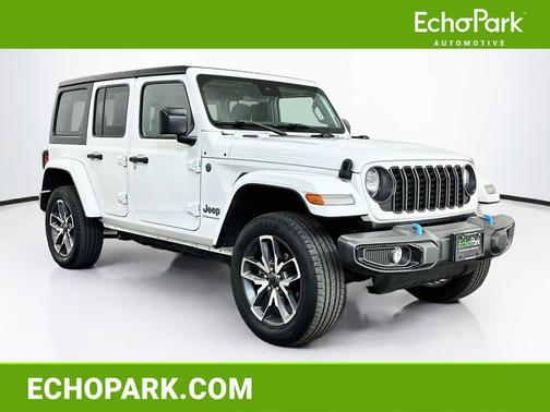 Bright White Clearcoat 2024 Jeep Wrangler 4xe Sport S