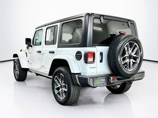 Bright White Clearcoat 2024 Jeep Wrangler 4xe Sport S