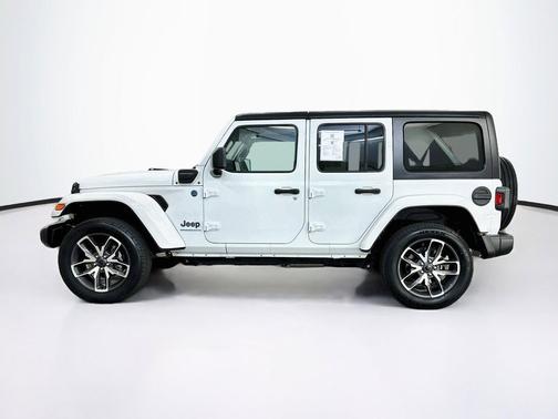 Bright White Clearcoat 2024 Jeep Wrangler 4xe Sport S